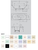 Kaldewei vana Ambiente Classic duo 160x70x43 cm, č. 103G, otvor pro madlo 290310110001